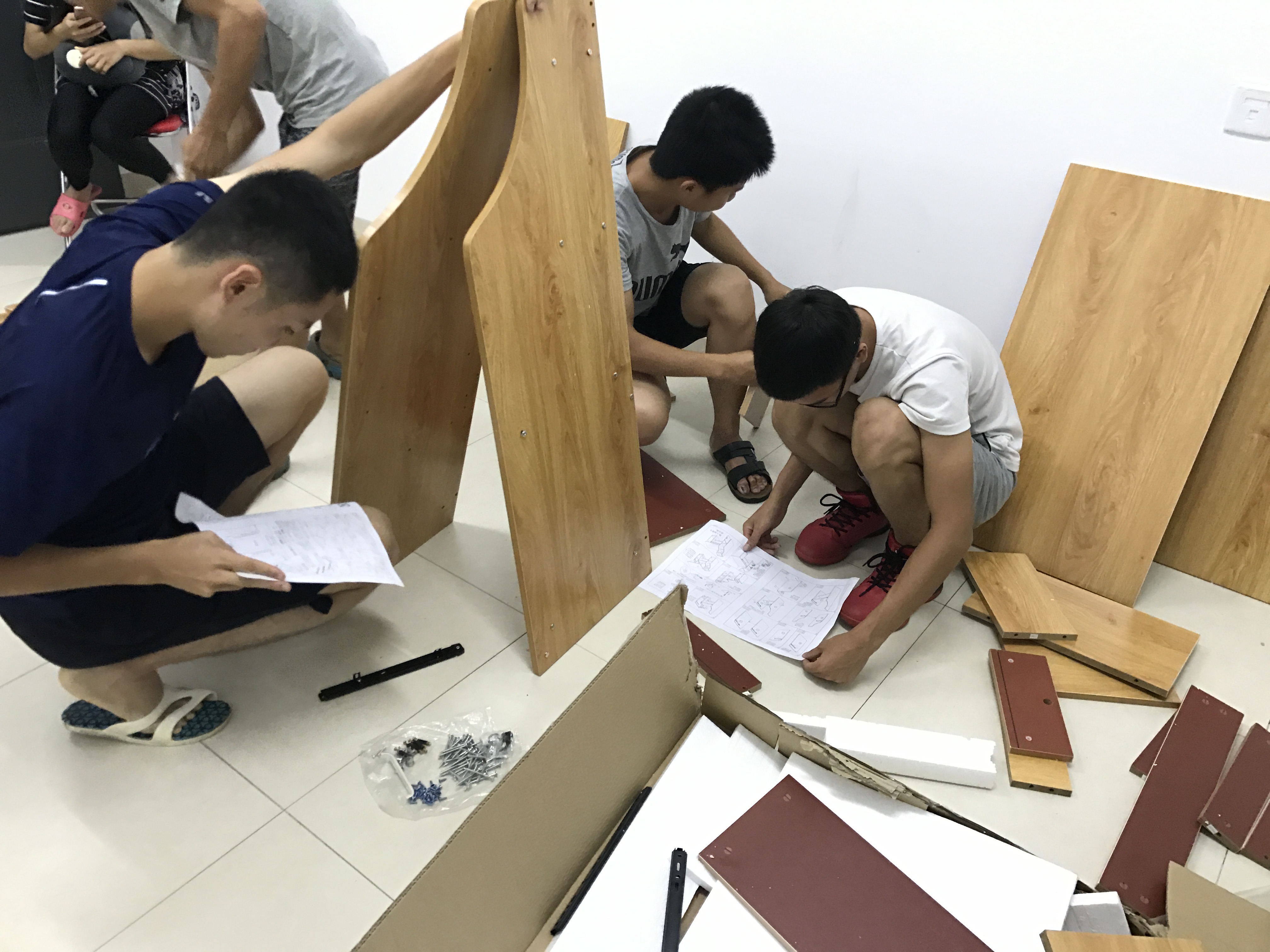 分组组装物资